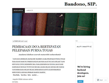 Tablet Screenshot of bandonoisi.wordpress.com