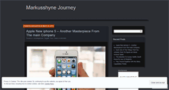 Desktop Screenshot of markusshyne.wordpress.com