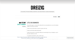 Desktop Screenshot of dreizig.wordpress.com