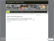 Tablet Screenshot of internationaltextureteam.wordpress.com