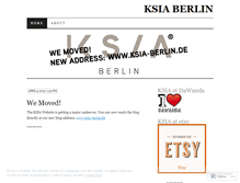 Tablet Screenshot of ksia.wordpress.com