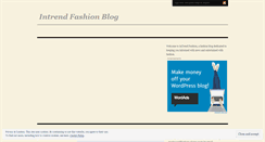 Desktop Screenshot of intrendfashion.wordpress.com