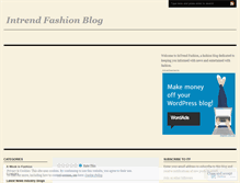 Tablet Screenshot of intrendfashion.wordpress.com