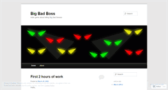 Desktop Screenshot of bigbadbossgame.wordpress.com