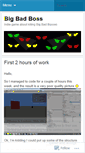 Mobile Screenshot of bigbadbossgame.wordpress.com