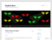 Tablet Screenshot of bigbadbossgame.wordpress.com