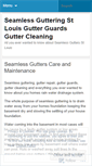 Mobile Screenshot of gutters.wordpress.com