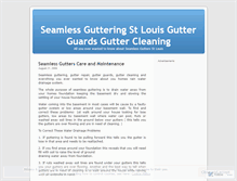 Tablet Screenshot of gutters.wordpress.com