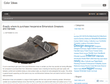 Tablet Screenshot of colorideas.wordpress.com