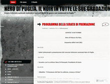 Tablet Screenshot of nerodipuglia.wordpress.com