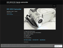 Tablet Screenshot of hdv810.wordpress.com