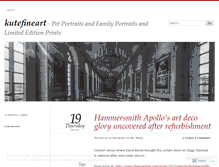 Tablet Screenshot of kutefineart.wordpress.com