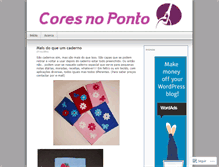 Tablet Screenshot of coresnoponto.wordpress.com