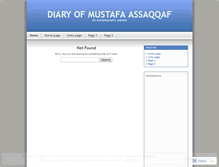 Tablet Screenshot of mustafaresume.wordpress.com