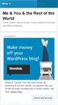Mobile Screenshot of meyouandtherestoftheworld.wordpress.com