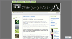 Desktop Screenshot of changingworship.wordpress.com