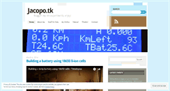 Desktop Screenshot of jacklithium.wordpress.com
