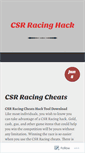 Mobile Screenshot of csrracinghackq.wordpress.com