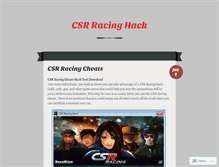 Tablet Screenshot of csrracinghackq.wordpress.com