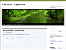 Tablet Screenshot of greenerlivinginfo.wordpress.com