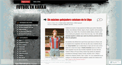 Desktop Screenshot of futbolenxarxa.wordpress.com