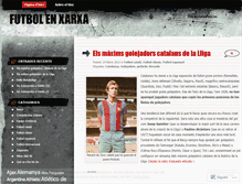 Tablet Screenshot of futbolenxarxa.wordpress.com