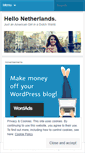 Mobile Screenshot of hellonetherlands.wordpress.com