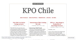 Desktop Screenshot of kpochile.wordpress.com