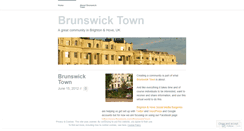 Desktop Screenshot of brunswicktown.wordpress.com