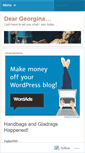 Mobile Screenshot of deargeorgina.wordpress.com