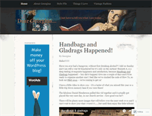 Tablet Screenshot of deargeorgina.wordpress.com