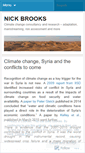 Mobile Screenshot of nickbrooks.wordpress.com