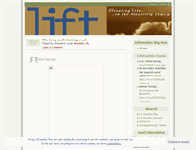 Tablet Screenshot of liftdisability.wordpress.com