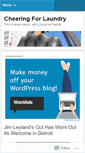 Mobile Screenshot of cheeringforlaundry.wordpress.com