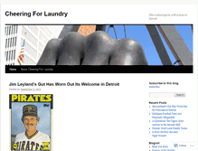 Tablet Screenshot of cheeringforlaundry.wordpress.com