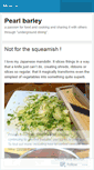 Mobile Screenshot of pearlbarley.wordpress.com