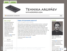 Tablet Screenshot of kiibiuudised.wordpress.com