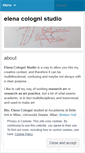 Mobile Screenshot of elenacologni.wordpress.com