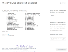 Tablet Screenshot of familybugs.wordpress.com