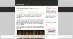 Desktop Screenshot of pinkinitiaive.wordpress.com