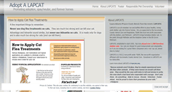 Desktop Screenshot of lapcats.wordpress.com