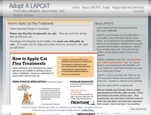 Tablet Screenshot of lapcats.wordpress.com
