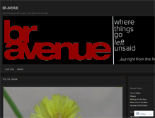 Tablet Screenshot of bravenue.wordpress.com