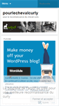 Mobile Screenshot of pourlechevalcurly.wordpress.com