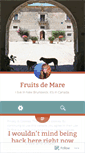 Mobile Screenshot of fruitsdemare.wordpress.com