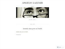 Tablet Screenshot of angelolazzari.wordpress.com