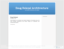 Tablet Screenshot of dolezalarchitrecture.wordpress.com