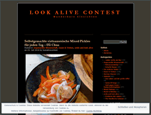 Tablet Screenshot of lookalivecontest.wordpress.com