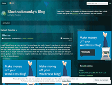 Tablet Screenshot of bluekrackmunky.wordpress.com