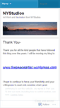Mobile Screenshot of nystudios.wordpress.com